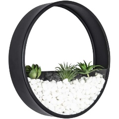 Изображение товара Настенный светильник LED4U L7395-250 BK для гостиной современный стиль