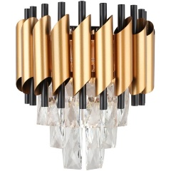 Изображение товара Настенный светильник Omnilux Fontevivo OML-81901-02 классика золото для спальни