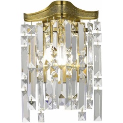 Изображение товара Настенный светильник ST Luce OFELIA SL1659.301.01 для спальни классика латунь хрусталь