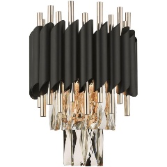 Изображение товара Настенный светильник Wertmark Cartuccia WE138.02.021 стиль модерн с хрусталем для гостиной