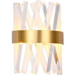 Изображение товара Настенный светильник Ambrella light Traditional TR5324 арт-деко золотой с хрусталем
