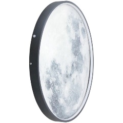 Изображение товара Настенный светодиодный светильник Lightstar Emisfero 737637 для спальни черный с изображением Луны