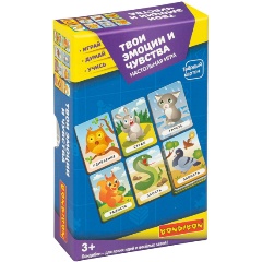 Изображение товара Настольная игра BONDIBON ВВ4705 Играй Думай Учись. Твои эмоции и чувства