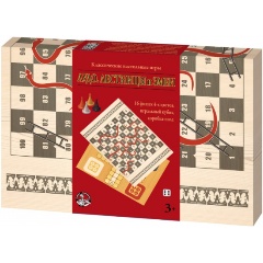 Изображение товара Настольная игра ДЕСЯТОЕ КОРОЛЕВСТВО 02934 Лудо, Лестницы и Змеи