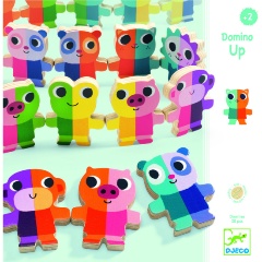 Изображение товара Настольная игра DJECO 01641 Домино вертикальное