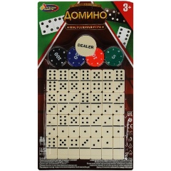 Изображение товара Настольная игра ИГРАЕМ ВМЕСТЕ Домино, 2105K365-R