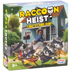 Изображение товара Настольная игра Банда енотов KONIK GAMES карточная семейная игра