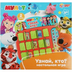Изображение товара Настольная игра УМНЫЕ ИГРЫ Мульт Узнай кто? развивающая для детей от 3 лет