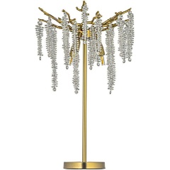 Изображение товара Настольная лампа Dio DArte Tavenna Elite антиквовая с хрусталем и галогенными лампами