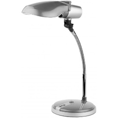 Изображение товара Настольная лампа ЭРА NE-301-E27-15W-S серебро