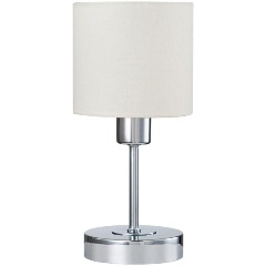 Изображение товара Настольная лампа Escada Denver 1109/1 Chrome/Beige для спальни