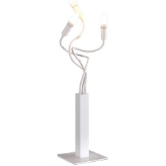 Изображение товара Настольная лампа Loft IT Roots Loft1714T-WH белая стиль хай-тек для гостиной