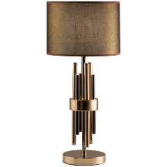 Изображение товара Настольная лампа Moderli Trio V2641-1T в стиле модерн с текстильным абажуром