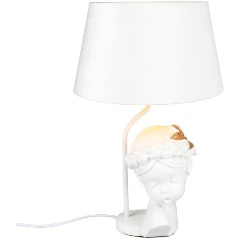 Изображение товара Настольная лампа Omnilux Arre OML-10714-01 белая для гостиной стиль модерн