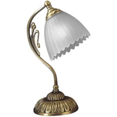 Изображение товара Настольная лампа Reccagni Angelo P 2520 классика стекло латунь 60 Вт Италия