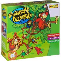 Изображение товара Настольная семейная игра ФОРТУНА Прыгающие обезьянки