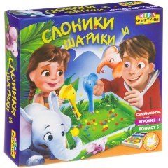 Изображение товара Настольная семейная игра ФОРТУНА Слоники и шарики