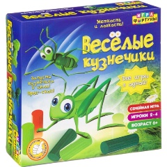 Изображение товара Настольная семейная игра ФОРТУНЫ Весёлые кузнечики для всей семьи