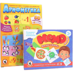 Изображение товара Настольные игры РУССКИЙ СТИЛЬ №4 Мемо и Арифметика