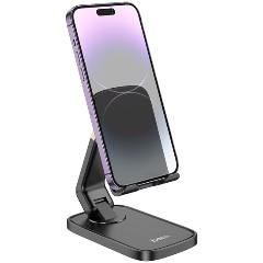 Изображение товара Настольный складной держатель для телефона Hoco HD8 черный