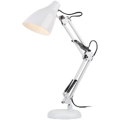 Изображение товара Светильник настольный ЭРА N-123-Е27-40W-W белый