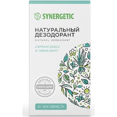 Изображение товара Натуральный дезодорант Synergetic лемонграсс - эвкалипт, 50 мл