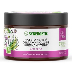 Изображение товара Натуральный крем-лифтинг для тела SYNERGETIC увлажняющий, 300 мл