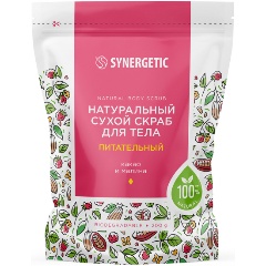 Изображение товара Натуральный сухой питательный скраб для тела SYNERGETIC 200 г
