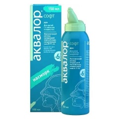 Изображение товара Спрей назальный Аквалор софт,для детей и взрослых, флакон 150 мл