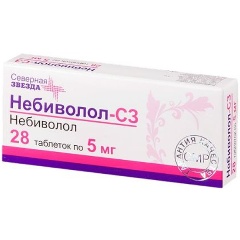 Изображение товара Небиволол 5мг Северная Звезда таблетки 28 шт для гипертензии и сердечной недостаточности