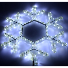Изображение товара Фигура светодиодная NEON-NIGHT "Снежинка" 45*38 см цвет свечения: белый