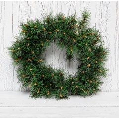Изображение товара Еловый венок NEON-NIGHT диам. 45 см из лески