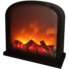 Изображение товара Светодиодный камин-светильник NEON-NIGHT "Шале" с эффектом живого огня 30х13х28 см