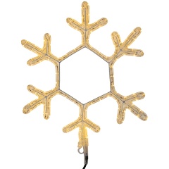 Изображение товара Фигура светодиодная NEON-NIGHT "Снежинка" 45х38 см, тепло-белое свечение, IP65