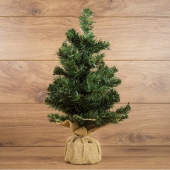 Изображение товара Ель искусственная NEON-NIGHT в плетеном мешочке, высота 45см, влагозащищенная