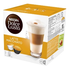Изображение товара Кофе в капсулах Nescafe Dolce Gusto Лате Маккиато 16 шт с ванилью