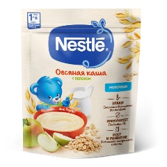 Изображение товара Каша молочная Nestle (Нестле) овсяная с яблоком с 5 мес 200 г