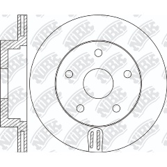 Изображение товара Диск тормозной задний NIBK для DODGE Durango JEEP Grand Cherokee, 1шт, RN1726DSET