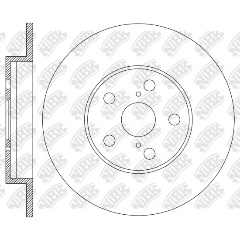Изображение товара Задний тормозной диск NIBK для GEELY Boyue, Atlas RN2294