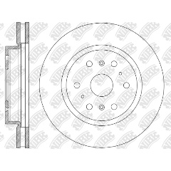 Изображение товара Диск тормозной передний NIBK для HAVAL H9, 1шт, RN2321