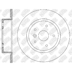 Изображение товара Диск тормозной задний NIBK RN2319 для MINI Cooper F56 – надежность и безопасность
