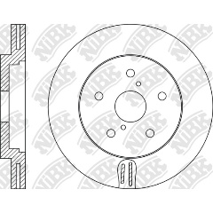 Изображение товара Диск тормозной передний NIBK для TOYOTA Rav 4 (94-), 1шт, RN1931