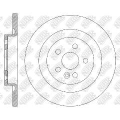 Изображение товара Диск тормозной задний NIBK для VOLVO S60 19- RN2334