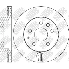 Изображение товара Диск тормозной NiBK RN1738, 1 шт