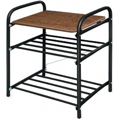 Изображение товара Банкетка для обуви Nika 3 полки (дуб антик фристайл)