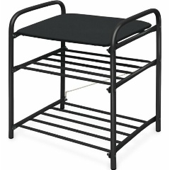 Изображение товара Банкетка NIKA Ника Б1-1/Ч, черный/матовый черный