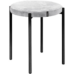 Изображение товара Табурет NIKA Haushalt HT4Р-В с круглым сиденьем, разборный, серый (HT4Р-В/СР)