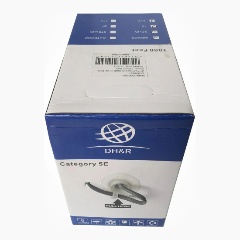 Изображение товара Кабель сетевой Ningbo UTP 4 пары cat.5E solid 0.5мм Cu molded 305м серый