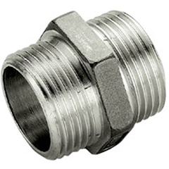 Изображение товара Ниппель Tiemme (1500084) НН 3/4' никелированный