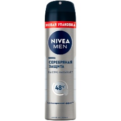 Изображение товара Дезодорант-спрей для мужчин NIVEA MEN Серебряная защита, 150 мл